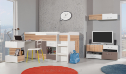 Łóżko z biurkiem Blog BL21 MR